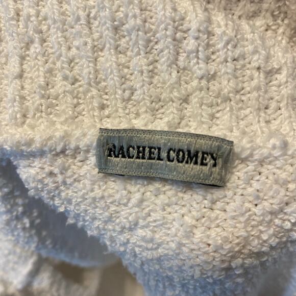 Rachel Comey Terrycloth Sweater Top White Short Sleeve Textured Knit Peru medium - Picture 8 of 8